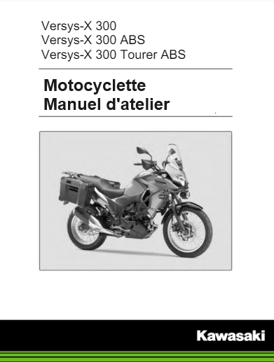 Manuel d'atelier Kawasaki 300 Versys 2017 français Docautomoto