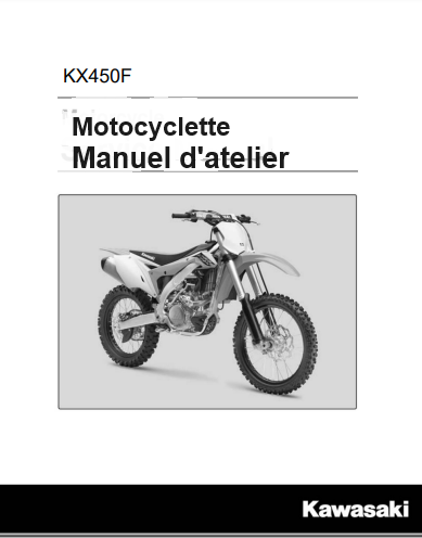 Manuel d'atelier Kawasaki 450 KXF 2016 français { Docautomoto
