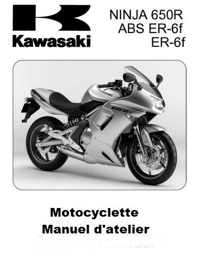 manuel d'atelier Kawasaki ER6 F Ninja 650 2006 français { Docautomoto