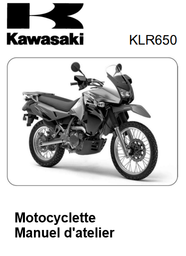Manuel d'atelier Kawasaki 650 KLR 2008 français Docautomoto