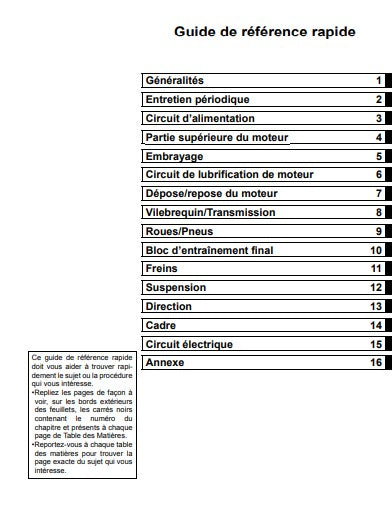 Manuel d'atelier Kawasaki KLX 110 2011 français Docautomoto