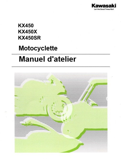 Manuel d'atelier Kawasaki KX 450 2025 français Docautomoto