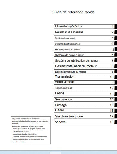Manuel d'atelier kawasaki KAF 620 Mule 2005 français Docautomoto
