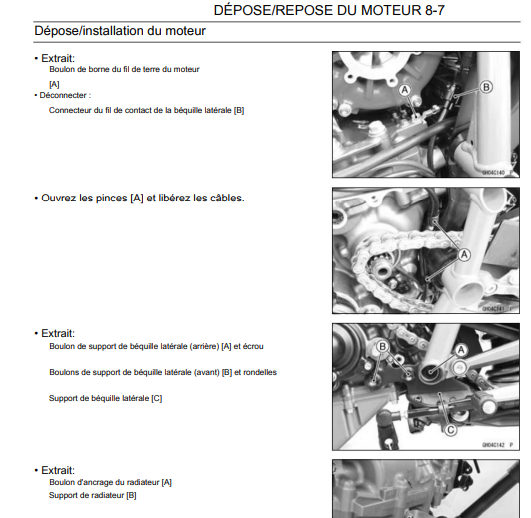 Manuel d'atelier Kawasaki Ninja H2 2018 Français Docautomoto