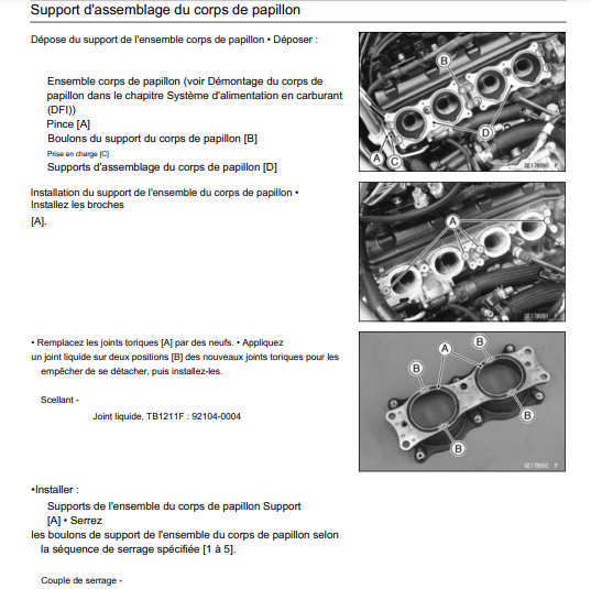 Manuel d'atelier Kawasaki Ninja H2 2018 Français Docautomoto