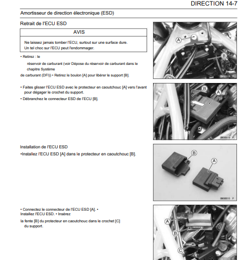 manuel d'atelier Kawasaki Ninja H2R 2015 français Docautomoto