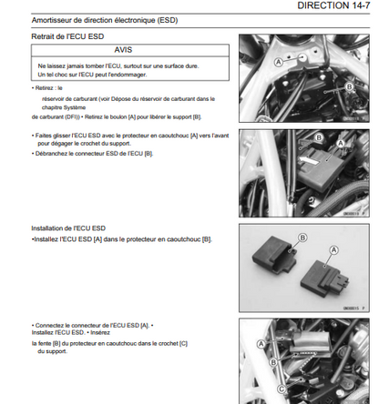 manuel d'atelier Kawasaki Ninja H2R 2015 français Docautomoto