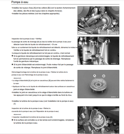 Manuel d'atelier Kawasaki Ninja H2 français Docautomoto