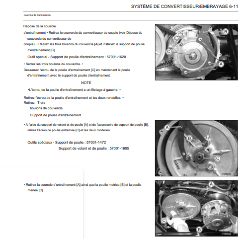 Manuel d'atelier Kawasaki 800 Teryx 2014 français Docautomoto