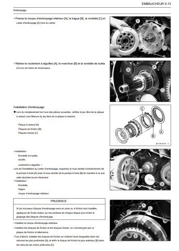 Manuel d'atelier Kawasaki VN 1500 Vulcan Classic injection français Docautomoto