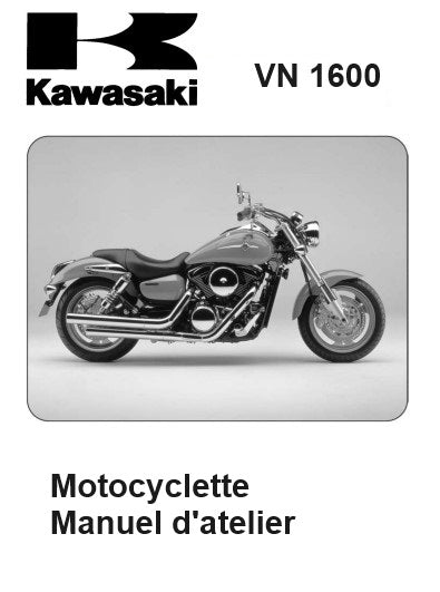 Manuel d'atelier Kawasaki VN 1600 2006 français Docautomoto