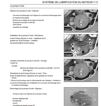 Manuel d'atelier Kawasaki Z250 SL 2014 2016 pdf français Docautomoto