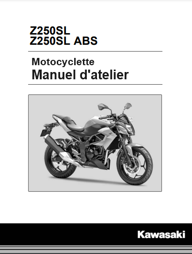 Manuel d'atelier Kawasaki Z250 SL 2014 2016 pdf français Docautomoto