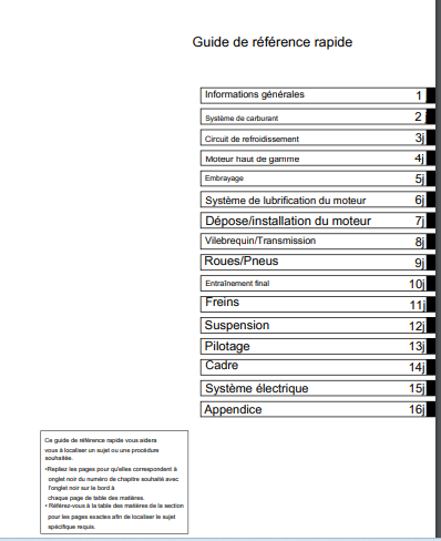 Manuel d'atelier Kawasaki ZRX 1200 2001 2006 français Docautomoto