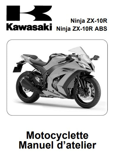 Manuel d'atelier Kawasaki ZX10R 2012 français