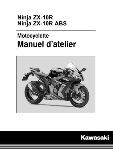 Manuel d'atelier Kawasaki Zx10R 2016 pdf en français Docautomoto