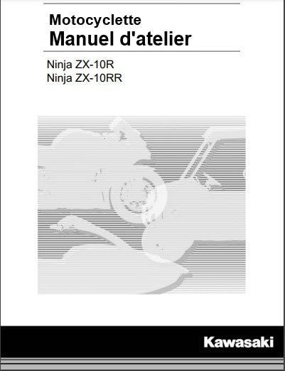 manuel d'atelier Kawasaki Ninja zx 10 RR 2019 français Docautomoto
