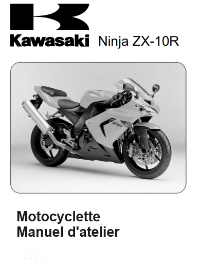 Manuel d'atelier Kawasaki ZX 10 R Ninja 2004 { Docautomoto