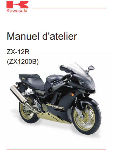 Manuel d'atelier kawasaki ZX12R 2003 français Docautomoto