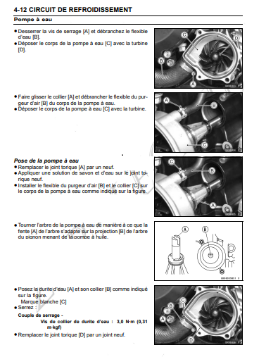 Manuel d'atelier Kawasaki Ninja zx14R 2015 Docautomoto