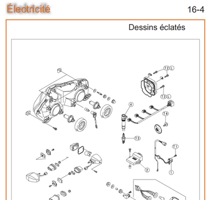 Manuel d'atelier Kawasaki ZX9R 2000 français Docautomoto
