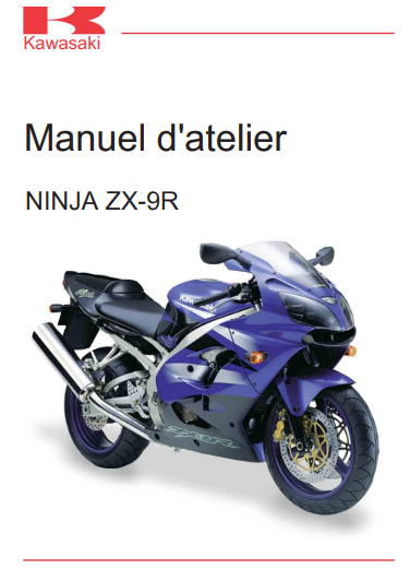 Manuel d'atelier Kawasaki ZX9R 2000 français Docautomoto