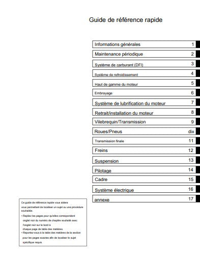 Manuel d'atelier Kawasaki Z750 2008 français Docautomoto