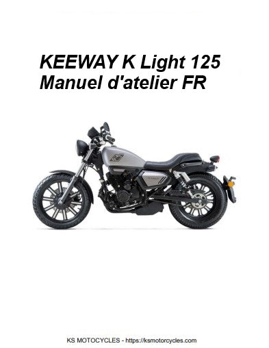 Manuel d'atelier Keeway K light 125 2021 français { {{ Docautomoto }}