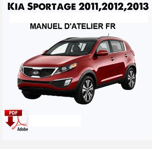 Manuel d'atelier Kia Sportage 2011 2013 français { {{ Docautomoto }}