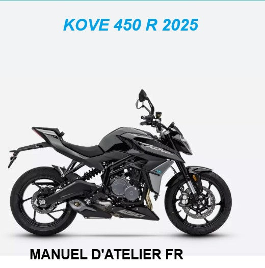Manuel d'atelier Kove 450 R 2025 français