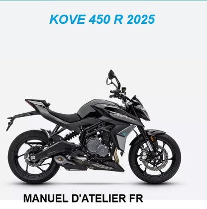 Manuel d'atelier Kove 450 R 2025 français