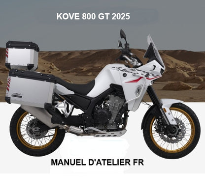 Manuel d'atelier Kove 800 GT 2025 français