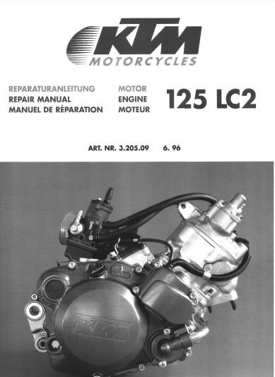 Manuel d'atelier KTM 125 LC2 Français { {{ Docautomoto }}