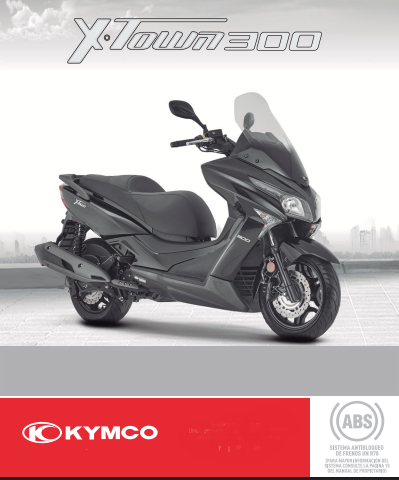 Manuel d'atelier Kymco 300 XTown  ABS 2016 français