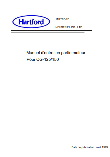 Manuel d'atelier Moteur Loncin CG 125 150 français { Docautomoto