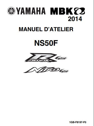 Manuel d'atelier Yamaha Aerox MBK Nitro 2014 en français Docautomoto