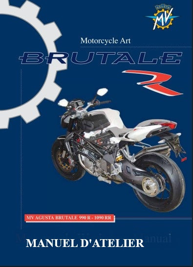 Manuel d'atelier MV Agusta Brutale 900R 1090RR 2010 français