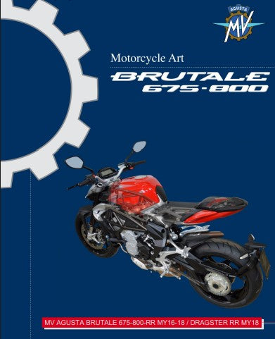 Manuel d'atelier MV Agusta Brutale Dragster 675 800 2018 français { {{ Docautomoto }}