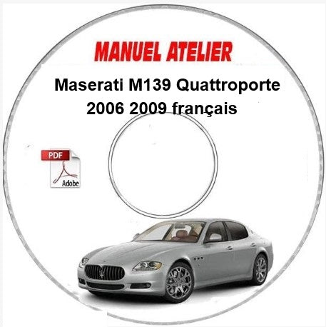 Manuel d'atelier Maserati Quattroporte 2006 2009 français Docautomoto