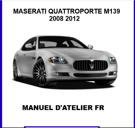Manuel d'atelier Maserati Quattroporte M139 2008 2012 Docautomoto