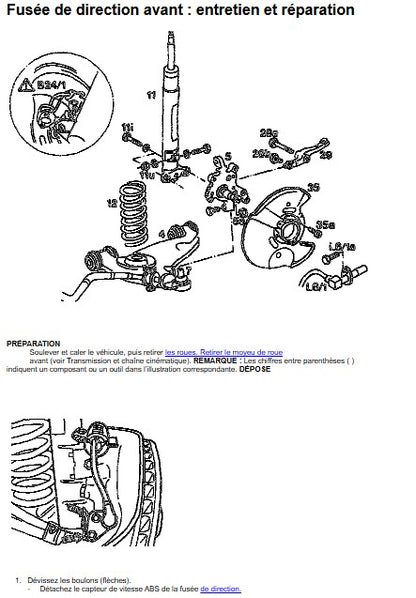 Manuel d'atelier Mercedes Benz 300 CE 1992 français 