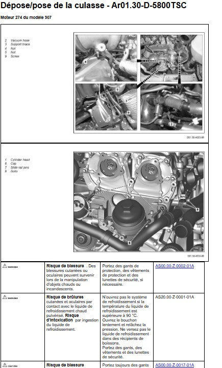 Manuel d'atelier Mercedes Sprinter 4x4 2019 2022 français Docautomoto