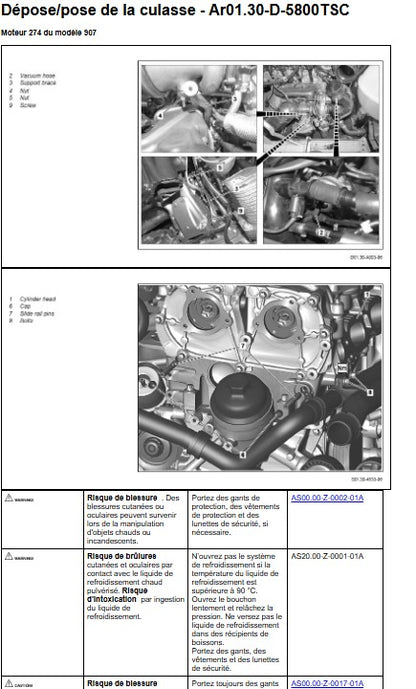 Manuel d'atelier Mercedes Sprinter 4x4 2019 2022 français Docautomoto