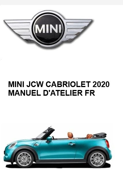 Manuel d'atelier Mini Cooper Cabriolet 2020 français