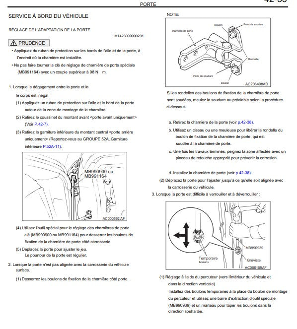 Manuel d'atelier Mitsubishi Colt 2002 2012 français Docautomoto