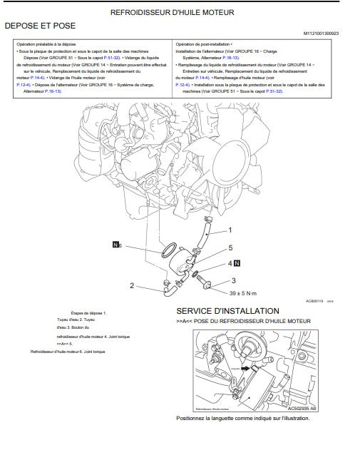Manuel d'atelier Mitsubishi L200 2011 2015 français
