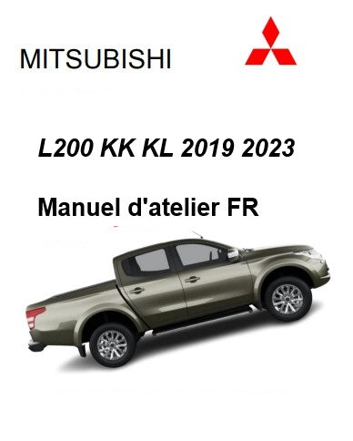 Manuel d'atelier Mitsubishi L200 2019 2023 français { {{ Docautomoto }}