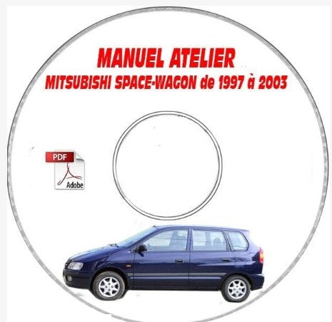 Manuel d'atelier Mitsubishi Space Wagon 1997 2003 français Docautomoto