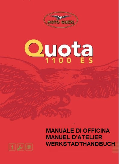 Manuel d'atelier Moto Guzzi 1100 Quota français { {{ Docautomoto }}