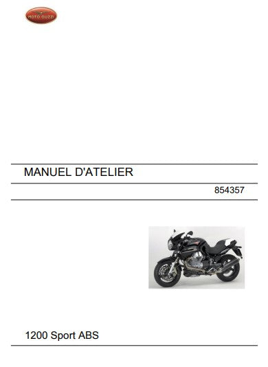 manuel d'atelier Moto Guzzi 1200 Sport ABS français { Docautomoto